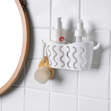Load image into Gallery viewer, Bathroom Shelf Organizer Kithchen Sink Wall Suction Corner Storage Holder Shelves Punch-Free Strainer Storage Holder Basket 1pc

