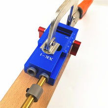 Load image into Gallery viewer, UPGRADED Mini Style Pocket Hole Jig Kit System for Wood Working &amp; Joinery and Step Drill Bit &amp; Accessories Wood Work Tool
