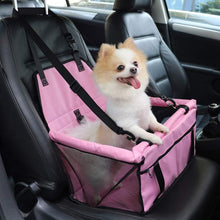 Load image into Gallery viewer, Pet Dog Car Seat Waterproof Basket Waterproof Dog Seat Bags Folding Hammock Pet Carriers Bag For Small Cat Dogs Safety Travel

