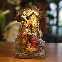 Load image into Gallery viewer, ZAYTON Nativity Scene Home Decor Christ Jesus Mary Joseph Catholic Figurine Xmas Ornament Holy Family Statue Christmas Gift
