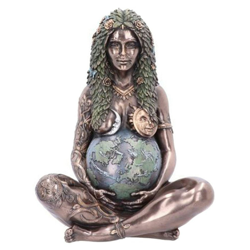 Gaia Mother Earth Statue Home Decoration Ornaments Craft Mothers Day Gift Earth Mother Art Figurine Goddess Sculpture Collection