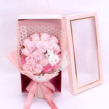 Load image into Gallery viewer, Courtship Gift Rose Soap Flower Bouquet Wedding Decoration Gift-Box Christmas Birthday Gift for Girlfriend Wife Mother

