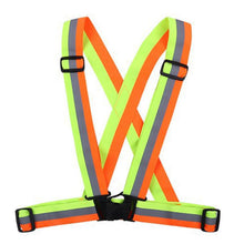 Load image into Gallery viewer, Highlight Reflective Straps Night Work Security Running Cycling Safety Reflective Visibility Jacket Strips Wear Uniforms 6Colors
