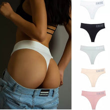 Load image into Gallery viewer, Fashion Lingerie Women Soft Cotton Underwear Shapewear High Waist Shaping Briefs Pure Color Thong Panty Tummy Control Panties
