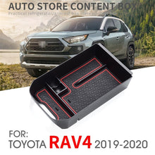 Load image into Gallery viewer, 1PCS Car Central Storage Box Broad Armrest Remoulded Car Glove Storage Box For Toyota RAV4 2019 2020 Auto Accessories Styling
