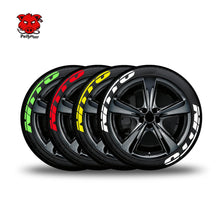 Load image into Gallery viewer, 3D Tire Decor Stickers Permanent Letterings PVC Stickers Personalized Styling Car Accessories for NITTO 15&quot; 16&quot; 17&quot; 18”
