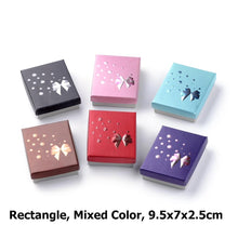 Load image into Gallery viewer, 12pcs Cardboard Jewelry Set Gift Box Ring Necklace Bracelets Earring Gift Packaging Boxes With Sponge Inside Rectangle
