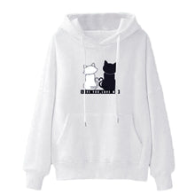 Load image into Gallery viewer, Korean Kangaroo Women School Pocket Pullover Winter Sweatshirts Cat Hoodie Kawaii Mujer Streetwear Hoodie Poleron Oversized Wome
