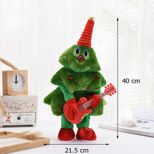 Load image into Gallery viewer, Dancing Christmas Tree Electronic Plush Toys Gifts Xmas Ornaments for Children Singing Electric Toy for Kids Christmas Gift
