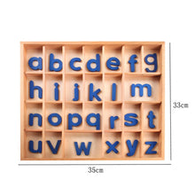 Load image into Gallery viewer, Kids Montessori Language Toys Wooden Movable Alphabet Preschool Early Learning Educational Toys
