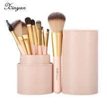Load image into Gallery viewer, XINYAN Candy Makeup Brush Set Pink Blush Eyeshadow Concealer Lip Cosmetics Make up For Beginner Powder Foundation Beauty Tools

