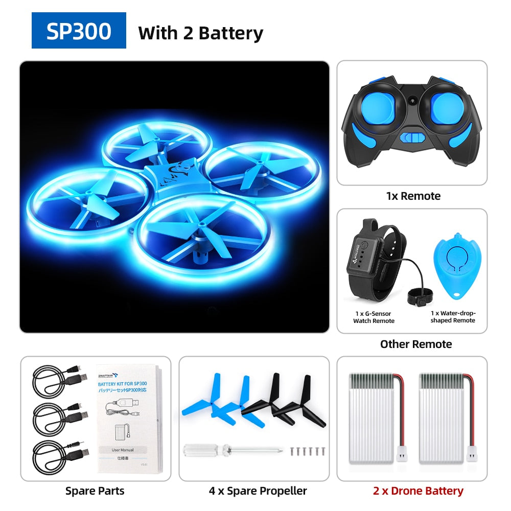 Mini Drone SNAPTAIN SP300 dron Hand Operated RC Quadcopter Long Flight Time Dron Easy Hand-operated Drones Toy For Kids gift RC