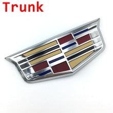 Load image into Gallery viewer, For Cadillac Logo XTS XT5 XT6 ATSL ABS Auto Front Grille Emblem Auto Tailgate Trunk Badge Chrome Exterior Sticker Accessories
