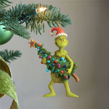 Load image into Gallery viewer, Grinch Christmas Ornaments Tree Christmas Decorations Creative Decoration Wooden Accessories Christmas Decorations 2021
