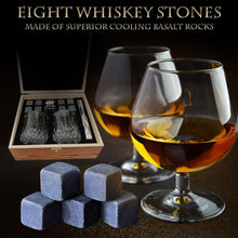 Load image into Gallery viewer, 12pcs/Set Whiskey Stones Gift Set Quick-freezing Ice Block Whiskey Marble Ice Block for Father Boyfriend Christmas Present
