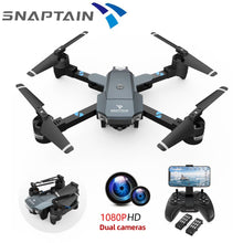 Load image into Gallery viewer, SNAPTAIN A15 rc drone 1080P HD FPV WIFI Drone dual Camera Quadcopter voice control headless Foldable RC Drone Dron kids Gift
