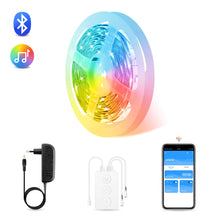Load image into Gallery viewer, LED Strip Lights RGB-IC App Bluetooth Control, Dreamcolor Music Sync Led Lights for Room, Bedroom,Kitchen,Christmas Decor
