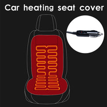 Load image into Gallery viewer, 12V Heated car seat cover  The cloak on the car seat Seat heating Universal Automobile cover car seat protector Car seat heating
