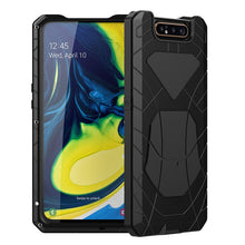Load image into Gallery viewer, For Samsung Galaxy A80 Phone Case Hard Aluminum Metal Tempered Glass Screen Gift Protector Cover Heavy Duty Protection Cover
