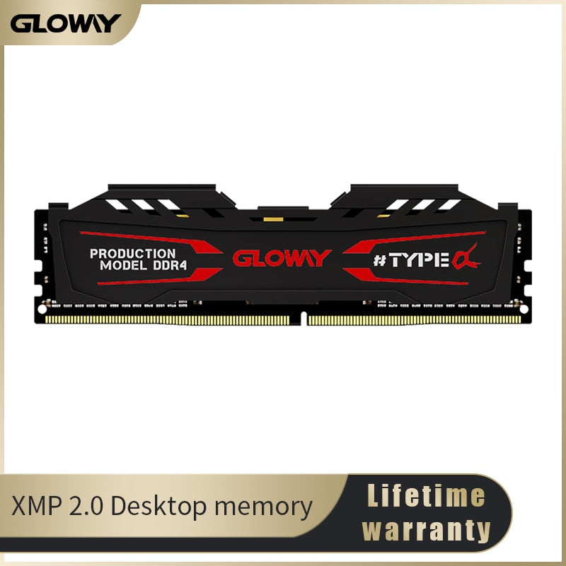 Gloway  ram ddr4  8GB  16GB memory 3000MHz 1.35V desktop dimm High performance factory price
