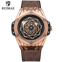 Load image into Gallery viewer, RUIMAS Luxury Top Brand Quartz Watches Men Leather Strap Military Sports Wristwatch Man Waterproof Watch Relogios Masculino 533G
