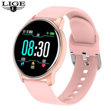 Load image into Gallery viewer, Women Smart Watch Real-time Weather Forecast Activity Tracker Heart Rate Monitor Sports Ladies Smart Watch Men For Android IOS
