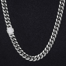 Load image into Gallery viewer, DNSCHIC  12mm Cuban Necklace Stainless Steel Miami Cuban Chain Link for Men Women Street Fashion Hip Hop Jewelry Link Rapper
