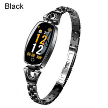 Load image into Gallery viewer, SCOMAS Fashion Women Smart Watch 0.96&quot; OLED Heart Rate Blood Pressure Monitor Pedometer Fitness Tracker Waterproof Smartwatch
