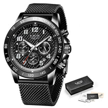 Load image into Gallery viewer, LIGE 2020 New Arrival Men Watches Top Luxury Brand Sport Watch Men Chronograph Quartz Wristwatch Date Male Relogio Masculino+Box
