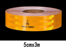 Load image into Gallery viewer, 3M Reflective Tape Sticker Diamond Grade Adhesive Safety Mark Warning Tape Bike Automobiles Motorcycle Car Styling
