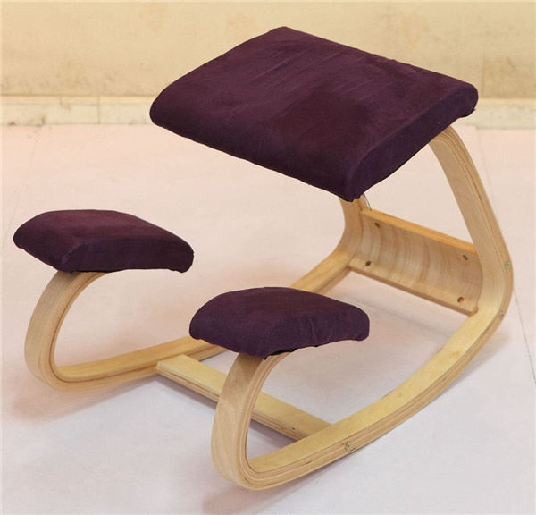 K-STAR Original Ergonomic Kneeling Chair Stool Home Office Furniture Ergonomic Rocking Wooden Kneeling Computer Posture Chair