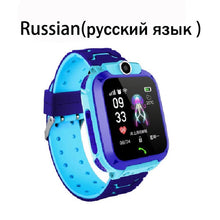 Load image into Gallery viewer, Q12 Children&#39;s Smart Watch SOS Phone Watch Smartwatch For Kids With Sim Card Photo Waterproof IP67 Kids Gift For IOS Android
