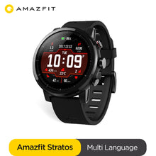 Load image into Gallery viewer, Ship From Spain Amazfit Stratos Smartwatch Music Bluetooth GPS GLONASS Heart Rate Monitor 5ATM Waterproof Men Watch
