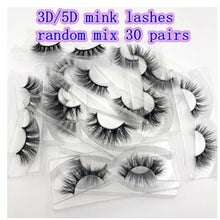 Load image into Gallery viewer, Wholesale 30 pairs no box Mikiwi Eyelashes 3D Mink Lashes Handmade Dramatic Lashes 32 styles cruelty free mink lashes
