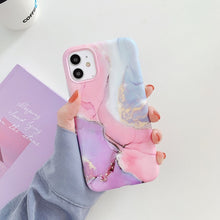 Load image into Gallery viewer, Marble Crack Matte Phone Cases For iphone 12 mini 11 Pro Max SE 2020 XS Max XR X 7 8 Plus Case Cover Silicone Soft TPU IMD Back

