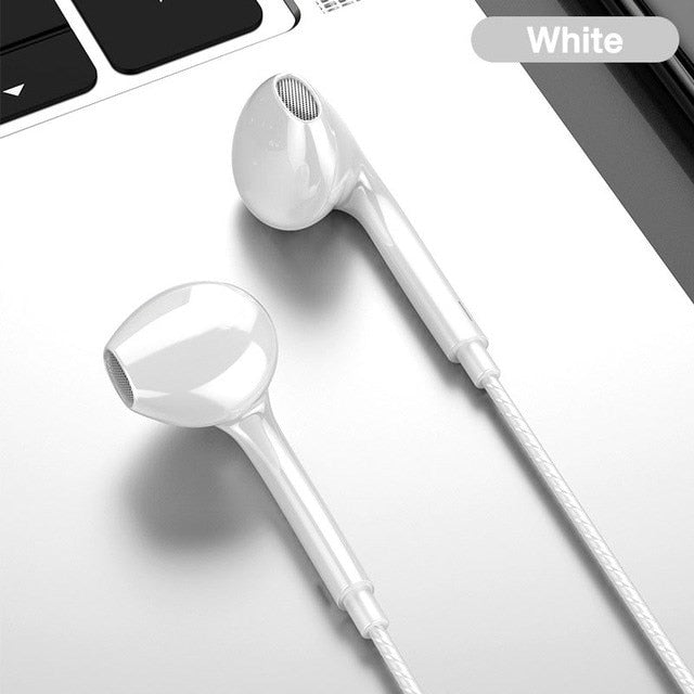 3.5mm Wired Headphones With Bass Earbuds Stereo Earphone Music Sport Gaming Headset With mic For Xiaomi IPhone 11 Earphones