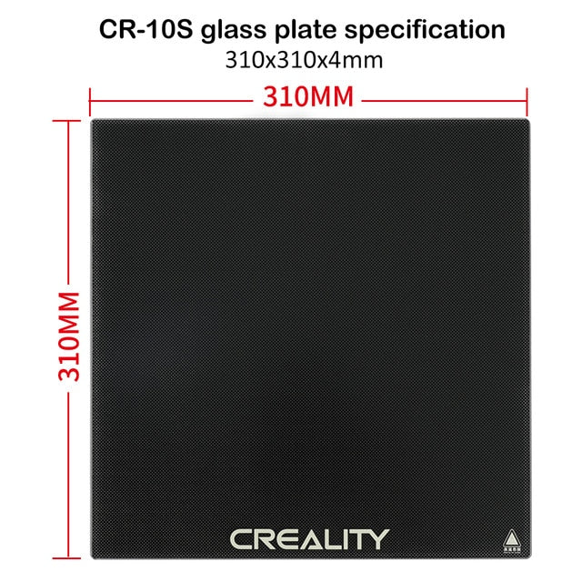 CREALITY 3D Tempered Glass Build Platform Size 235*235*4mm For Ender-3/Ender-3 Pro/Ender-3 V2 Printer