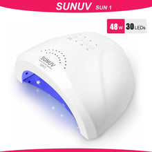 Load image into Gallery viewer, SUNUV Sunone 48W Professional Nail Lampe LED Manicure UV Lamp Nail Dryer for UV Gel LED Gel Nail Machine Infrared Sensor

