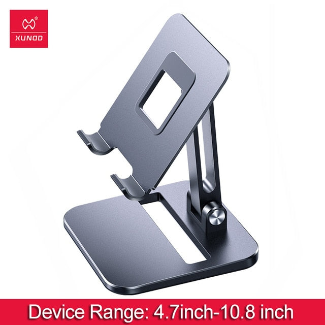 Xundd Tablet Stands For iPad Pro Case Adjustable Foldable Height Angle Phone Holder For Xiaomi iPhone Huawei Samsung Honor Case
