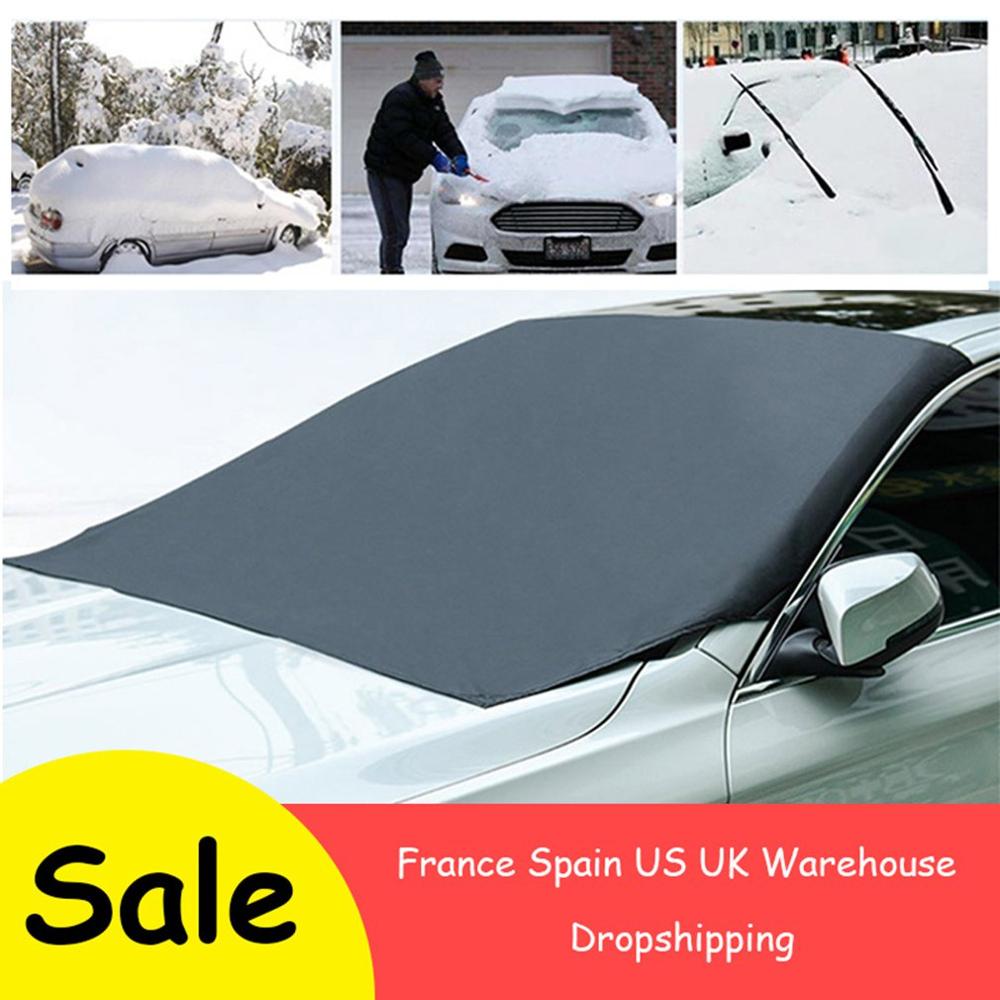 Automobile Magnetic Sunshade Cover Car Windshield Snow Sun Shade Waterproof Protector Cover Car Front Windscreen Cover