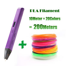 Load image into Gallery viewer, Lihuachen RP800A  3D Printing Pen with OLED Display Professional 3D Drawing Pen for Doodling Art Craft Making and Education toys
