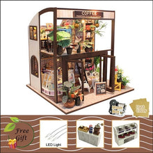 Load image into Gallery viewer, CUTEBEE Kids Toys Dollhouse Kit with Furniture Assemble Wooden Miniature Doll House Diy Dollhouse Puzzle Toys For Children M2011
