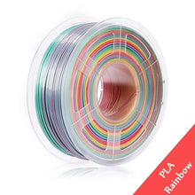 Load image into Gallery viewer, SUNLU PLA Plus 3D Printer Filament PLA 1.75mm Rainbow 1KG With Spool  SILK PLA 3D Filament 3D Printing Material

