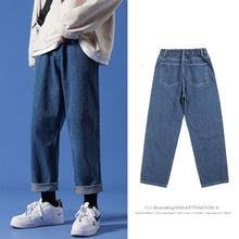 Load image into Gallery viewer, Privathinker Men Streetwear Blue Jeans 2020 Women Black Jeans Korean Fashions Harem Pants Male Denim Pants OverSize

