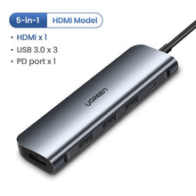 Load image into Gallery viewer, Ugreen USB C HUB Type C to Multi USB 3.0 HUB HDMI Adapter Dock for MacBook Pro Huawei Mate 30 USB-C 3.1 Splitter Port Type C HUB
