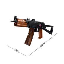 Load image into Gallery viewer, Mailackers Military Weapon Assault Sniper Rifle Aks-74u Building Blocks Military Army Classic Gun Education Toys children Gifts
