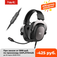 Load image into Gallery viewer, HAVIT Wired Headset Gamer PC 3.5mm PS4 Headsets Surround Sound &amp; HD Microphone Gaming Overear Laptop Tablet Gamer
